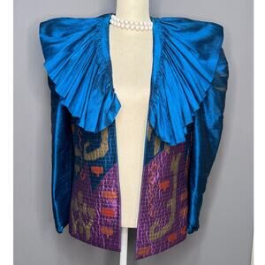Vintage Lisandro Sarasola Artists Coat. No Size Tag Runway